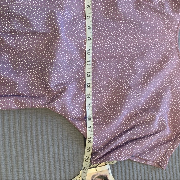 Jessica McClintock 80s Vintage.Purple dress with tags .Size : Medium Never Used - Picture 8 of 11